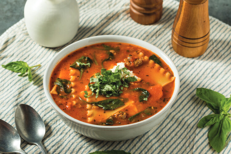 Easy Lasagna Soup Recipe